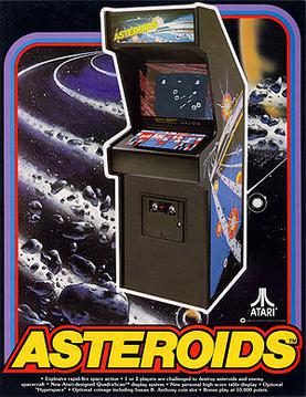 Arcade asteroids game